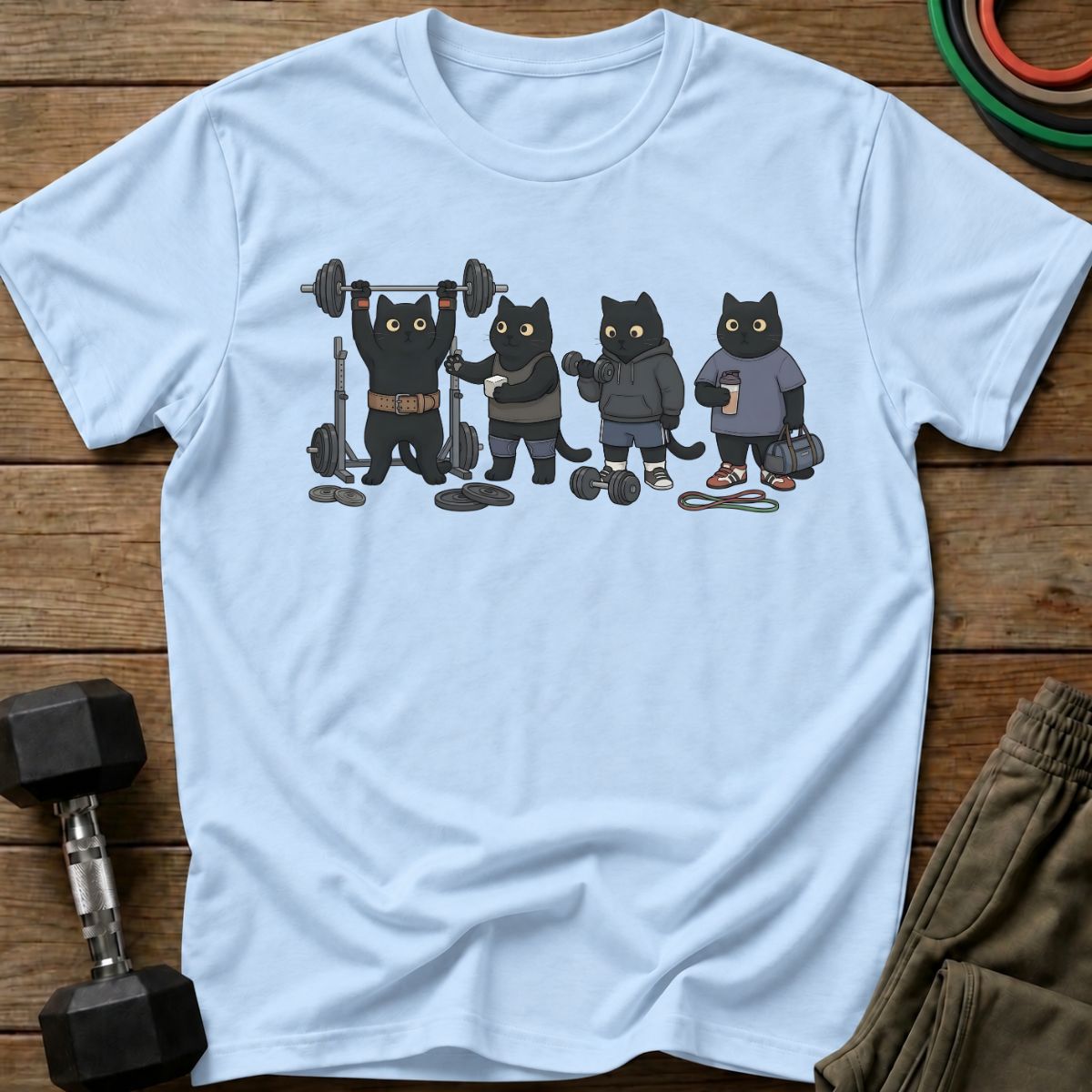 Cats Lifting T-Shirt