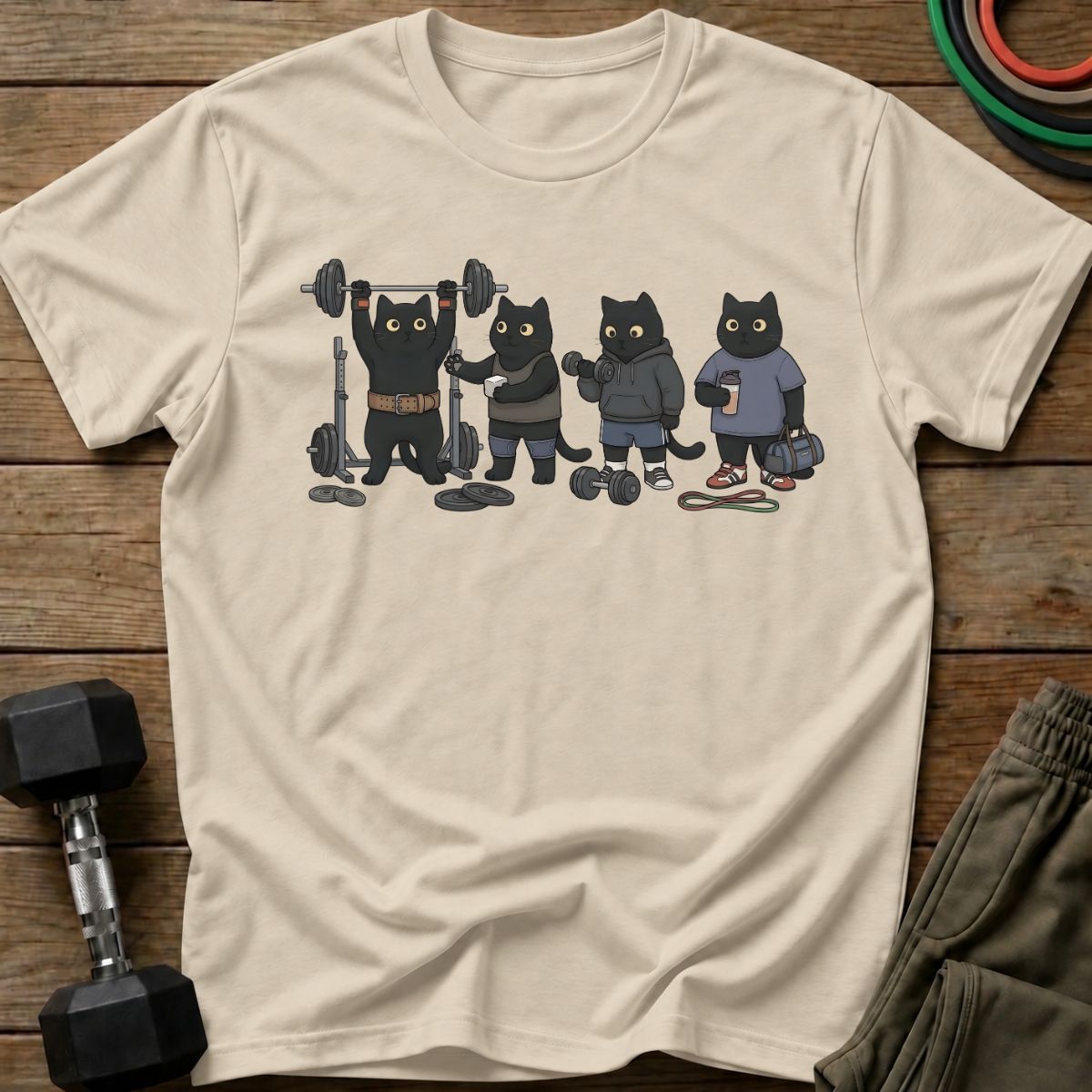 Cats Lifting T-Shirt