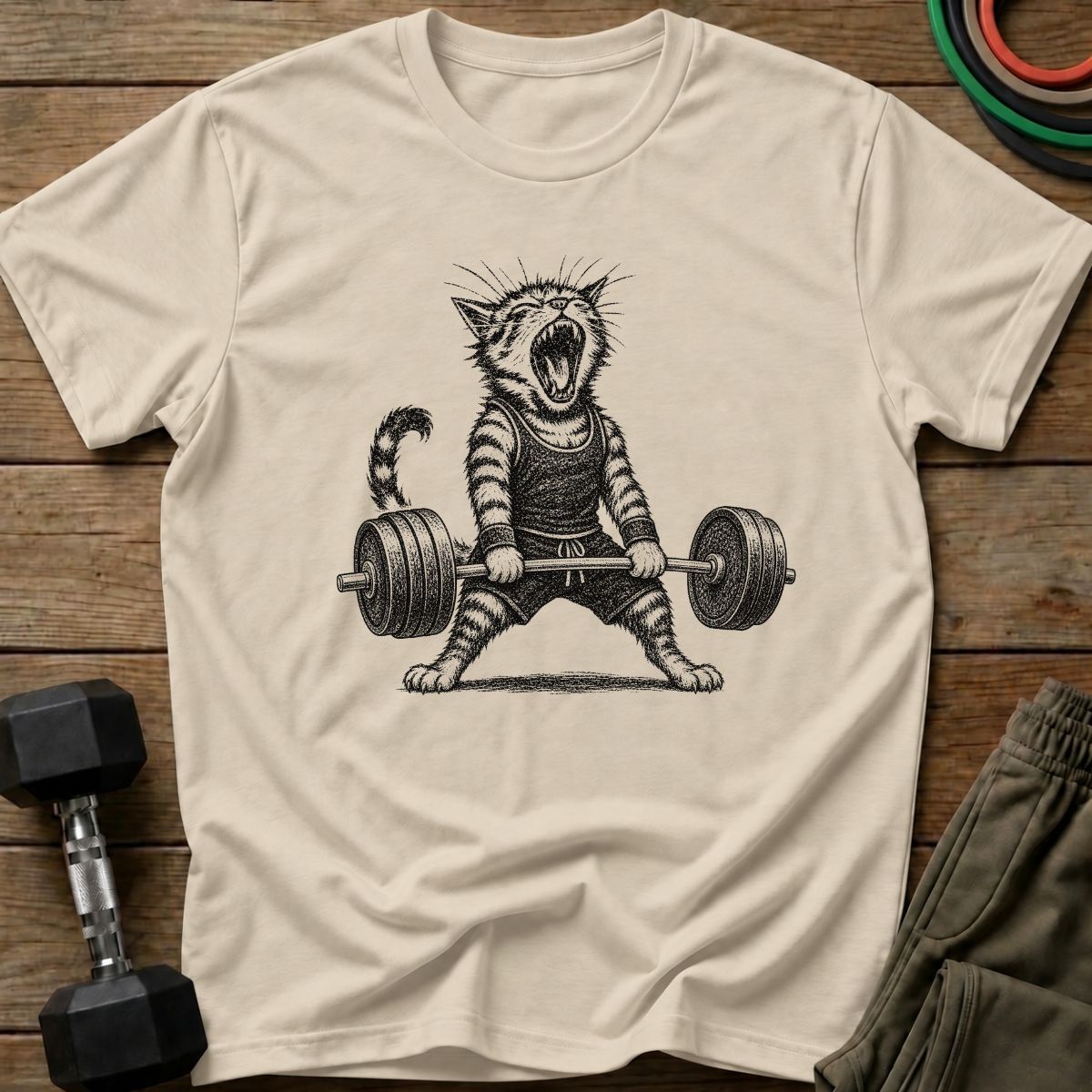 Cat Deadlift T-Shirt