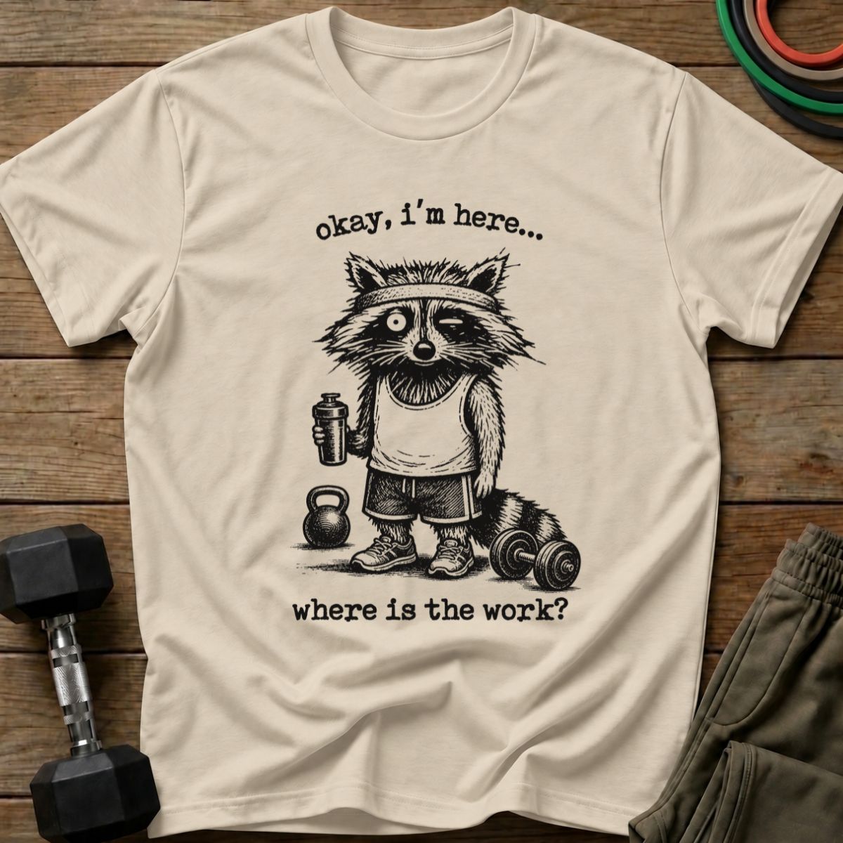 Tired Raccoon T-Shirt