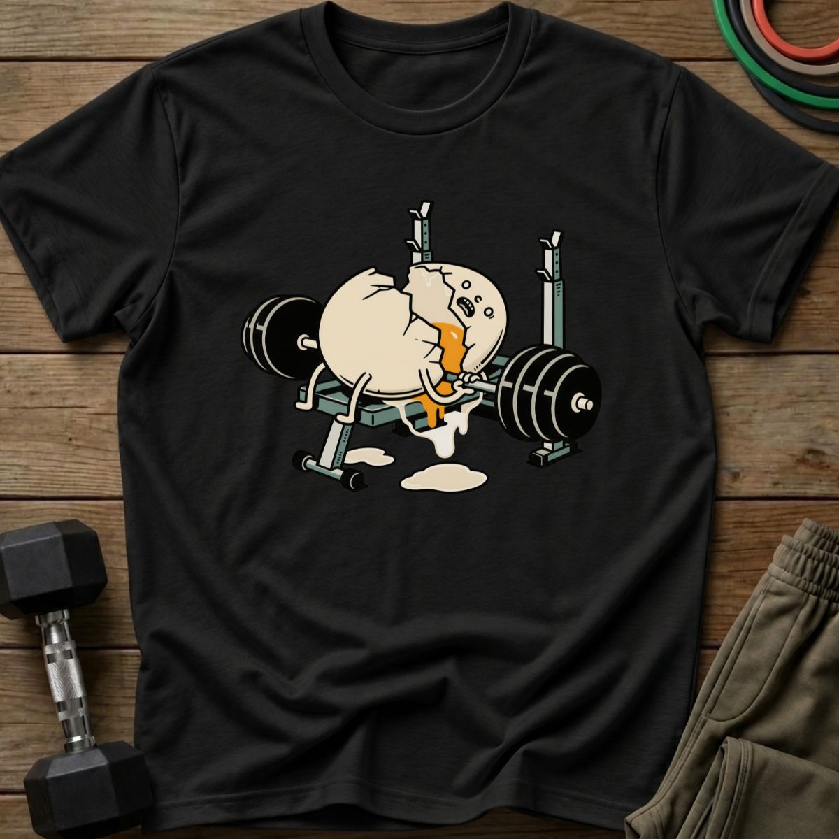 Egg Bench Press T-Shirt