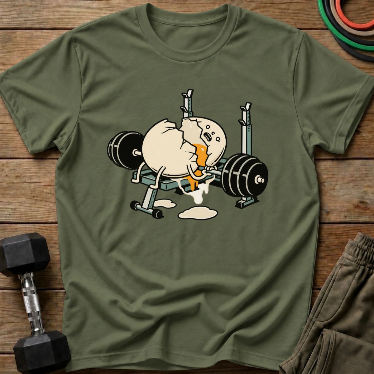 Egg Bench Press T-Shirt