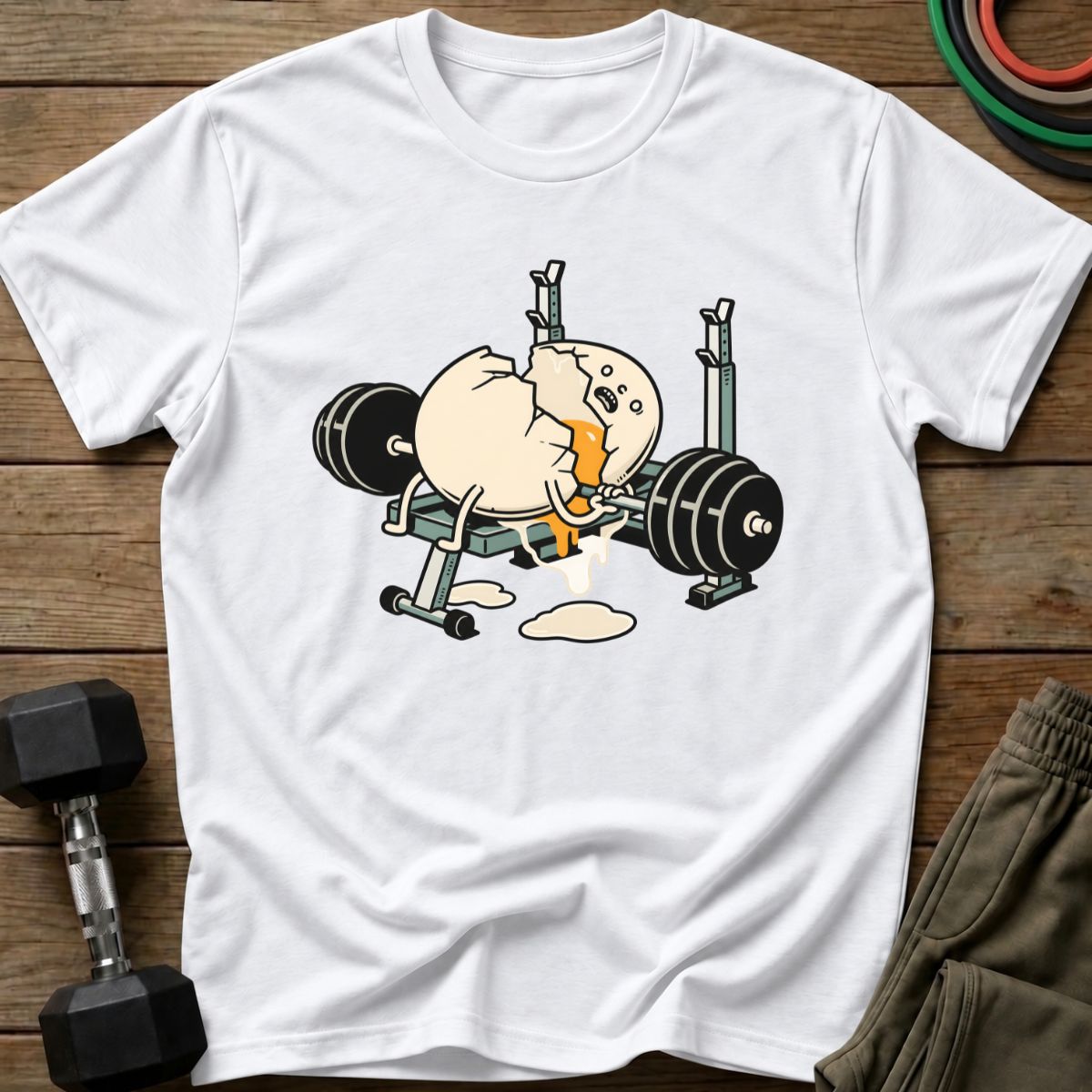 Egg Bench Press T-Shirt