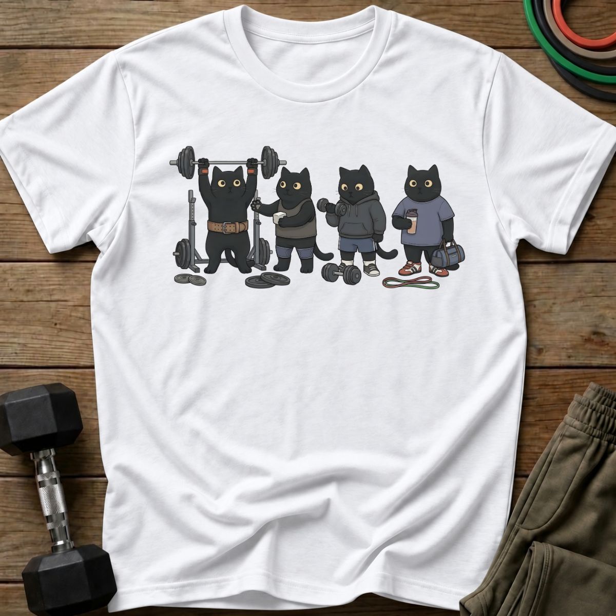 Cats Lifting T-Shirt