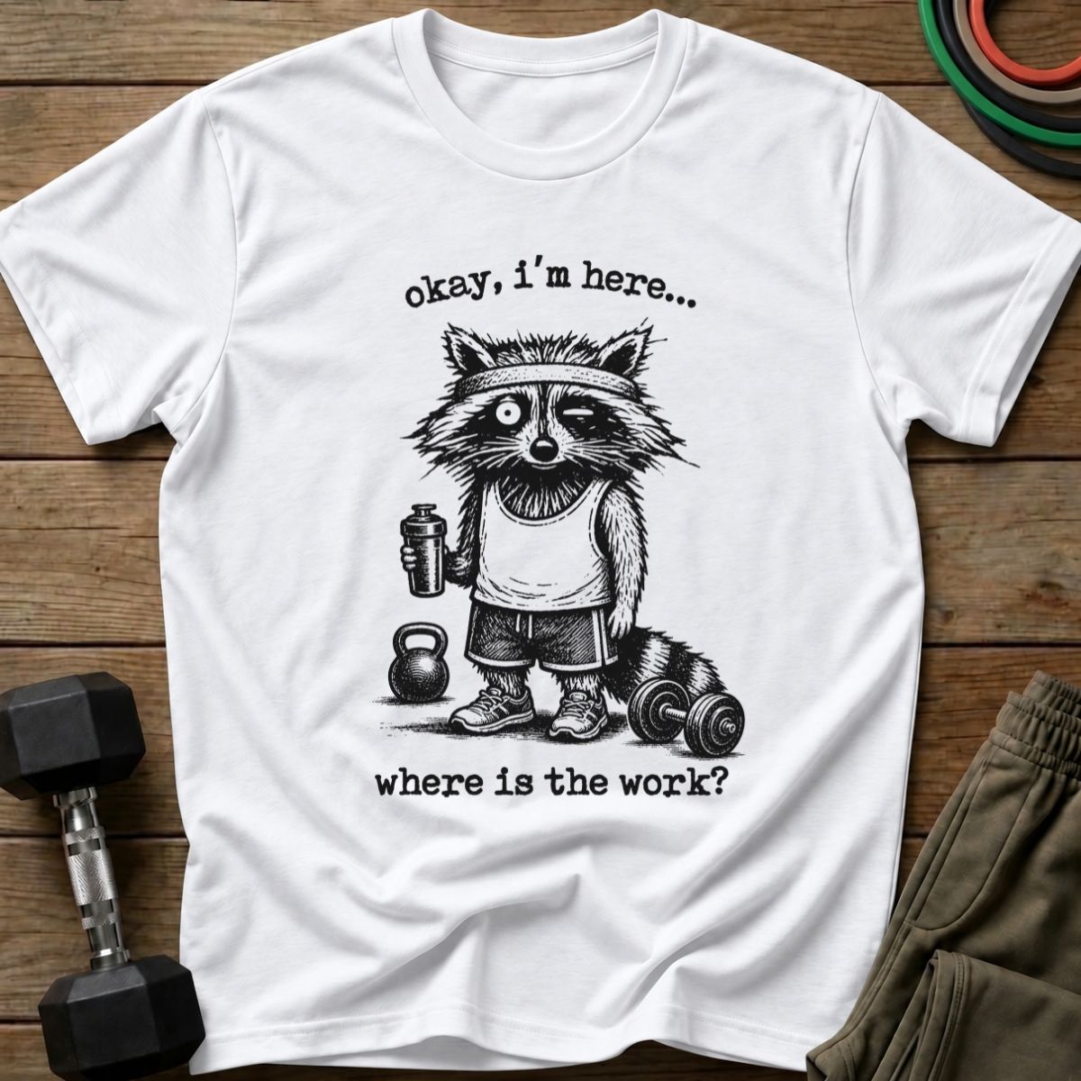 Tired Raccoon T-Shirt