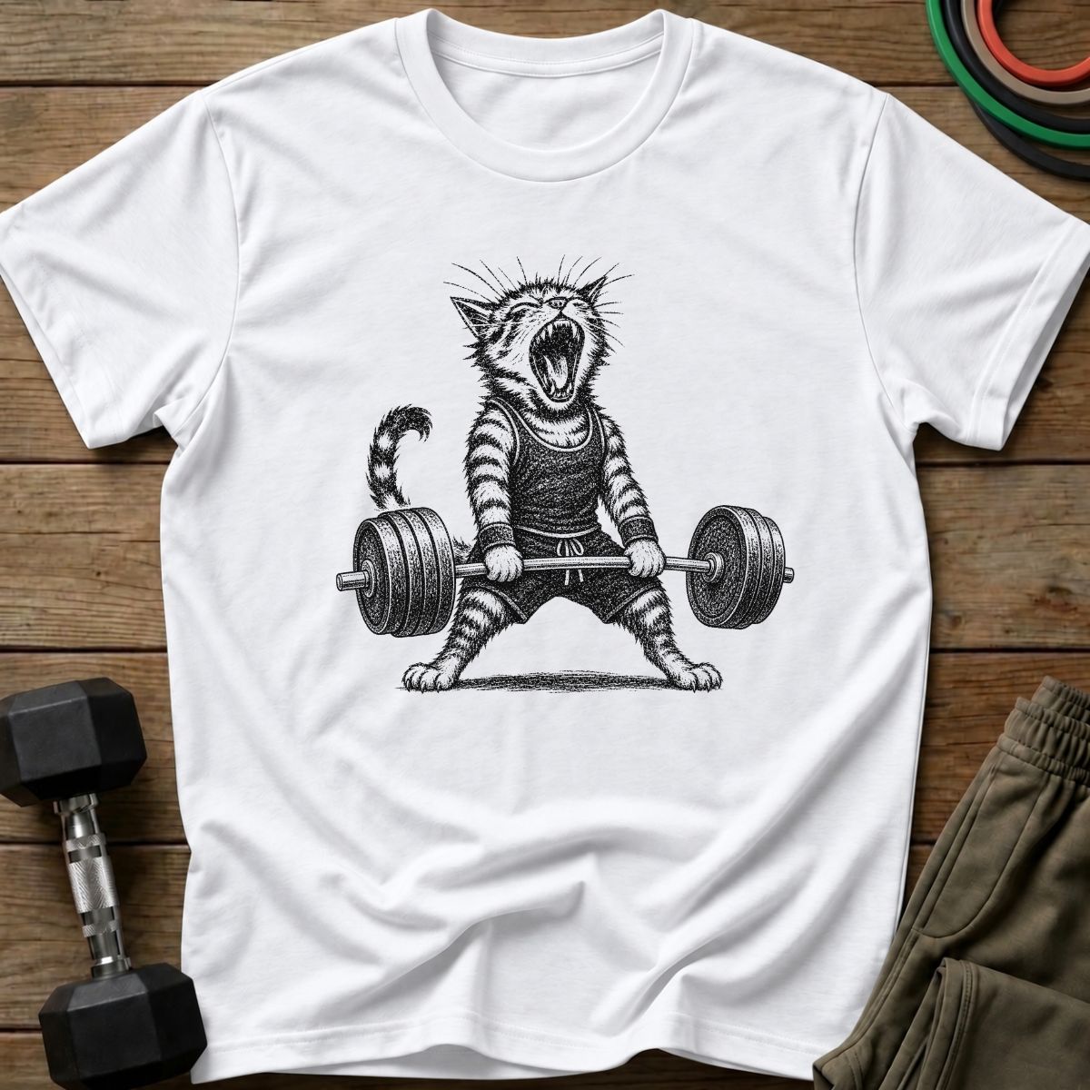 Cat Deadlift T-Shirt
