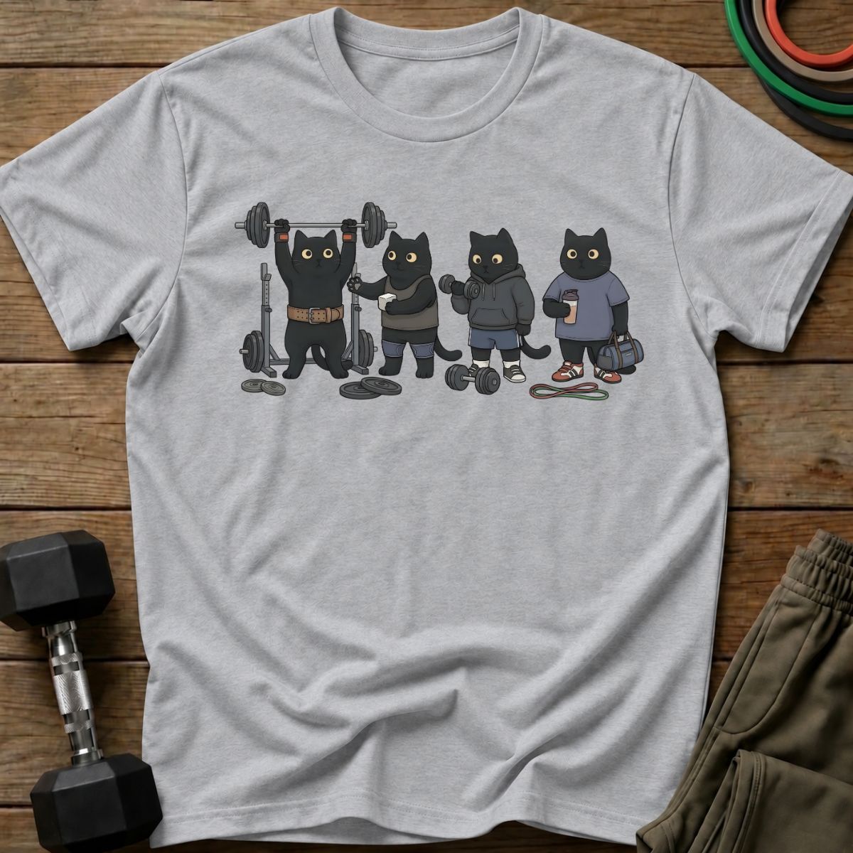 Cats Lifting T-Shirt