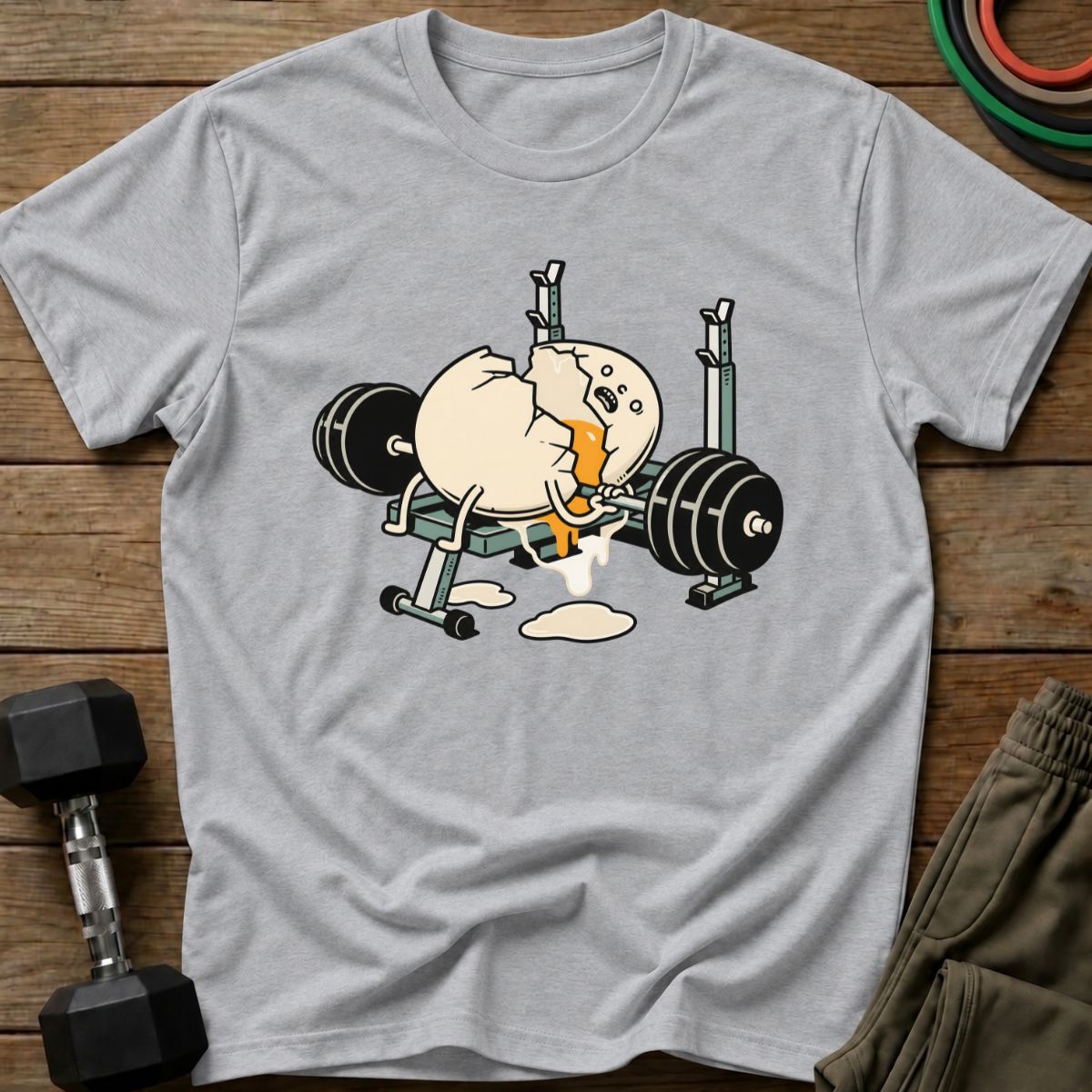 Egg Bench Press T-Shirt