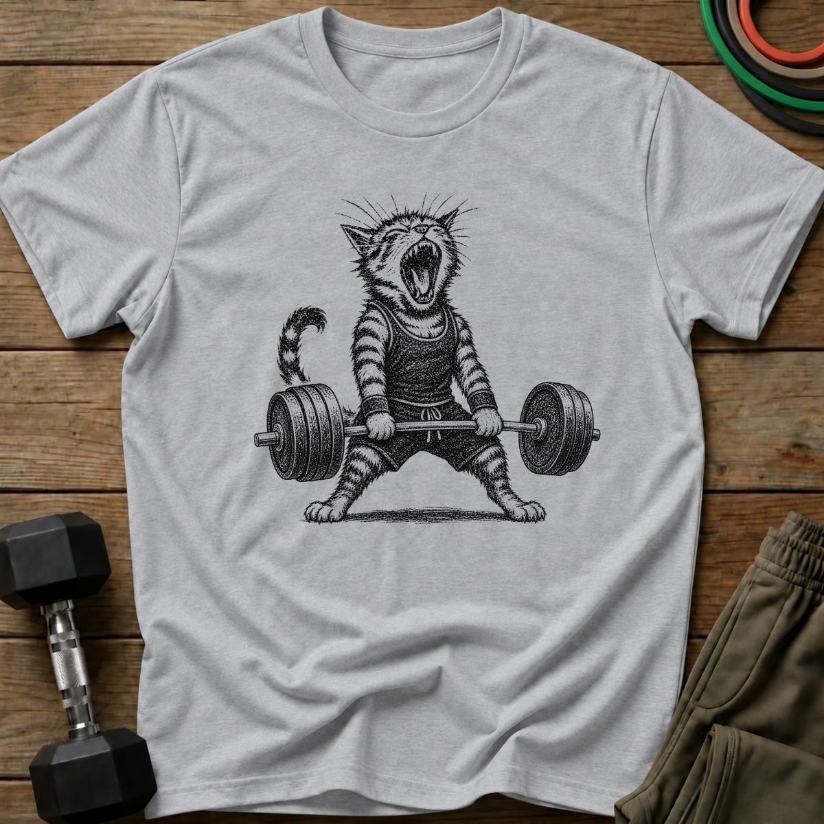 Cat Deadlift T-Shirt