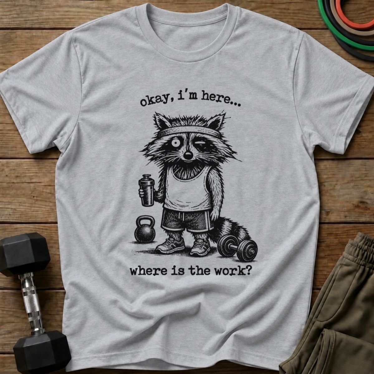 Tired Raccoon T-Shirt