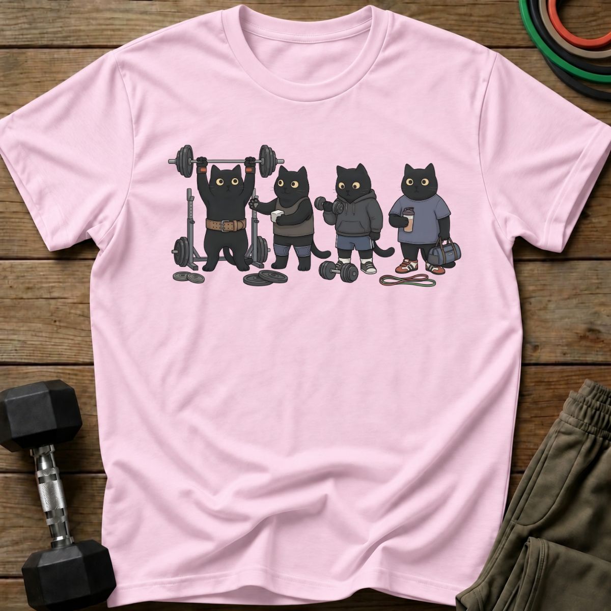Cats Lifting T-Shirt