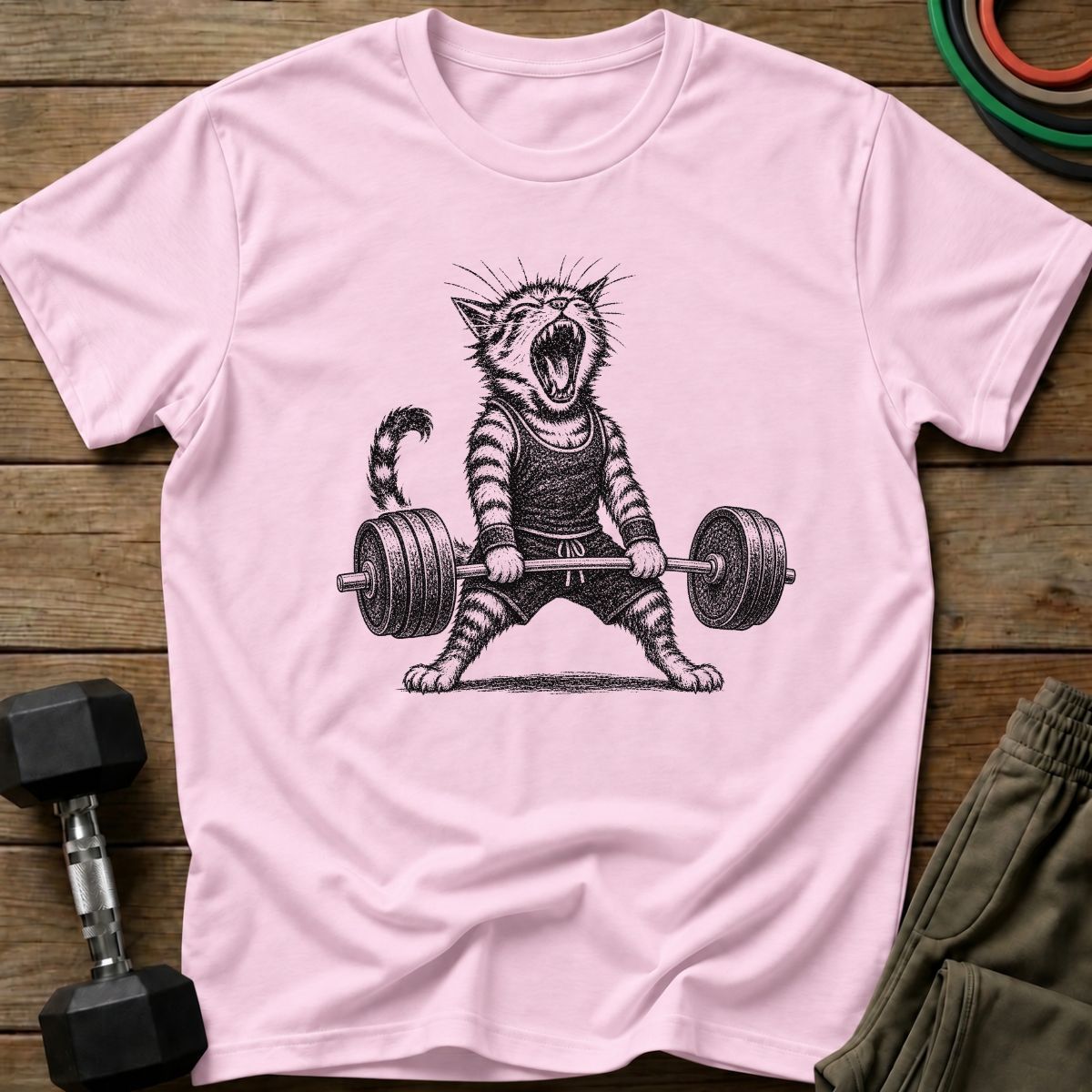Cat Deadlift T-Shirt